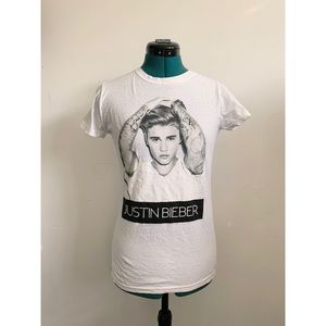 Justin Bieber T-Shirt black and white